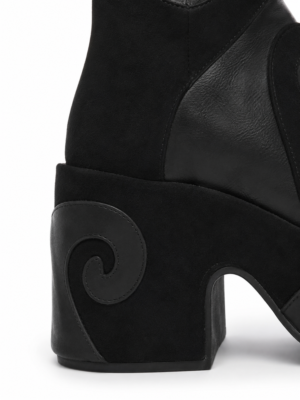 𖦹— Whimsygoth Platform Boots | Gothic Knee High Boots | Across The Sea