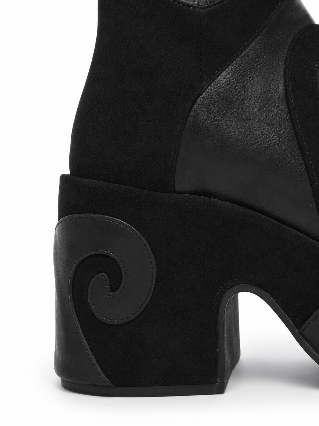 𖦹— Whimsygoth Platform Boots | Gothic Knee High Boots | Across The Sea