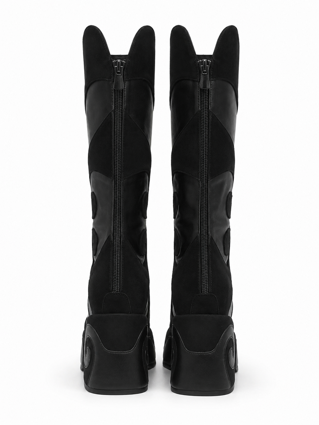𖦹— Whimsygoth Platform Boots | Gothic Knee High Boots | Across The Sea